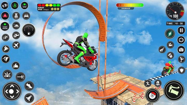 Superhero Bike Mega Ramp Games应用截图第2张