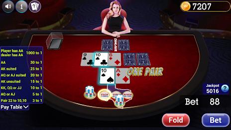 Texas Holdem Progressive Poker ဖန်သားပြင်ဓာတ်ပုံ 3