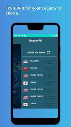 Simple VPN Tangkapan skrin 2