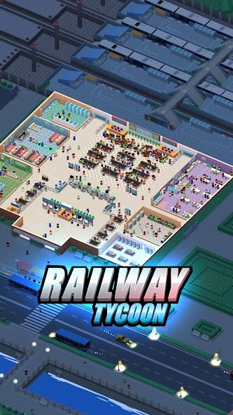 Railway Tycoon - Idle Game Mod ဖန်သားပြင်ဓာတ်ပုံ 0