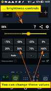 Brightness Control & Dimmer スクリーンショット 1