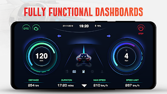 GPS Speedometer OBD2 Dashboard 螢幕截圖 0