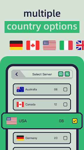 Fooey VPN-High Speed Network Captura de tela 2