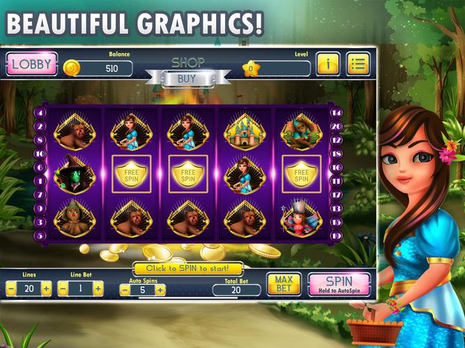 Wizard Of Wonderland Slots Captura de pantalla 1