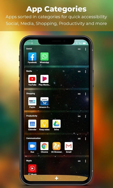 Ares Launcher Prime 螢幕截圖 2