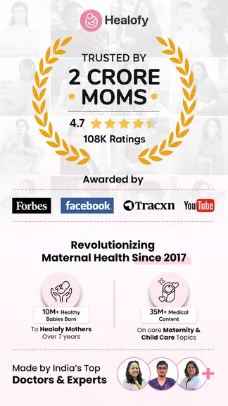 Healofy Pregnancy & Parenting Captura de pantalla 0