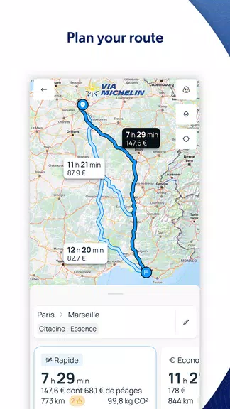 ViaMichelin GPS, Mapas,Tráfico Captura de pantalla 1