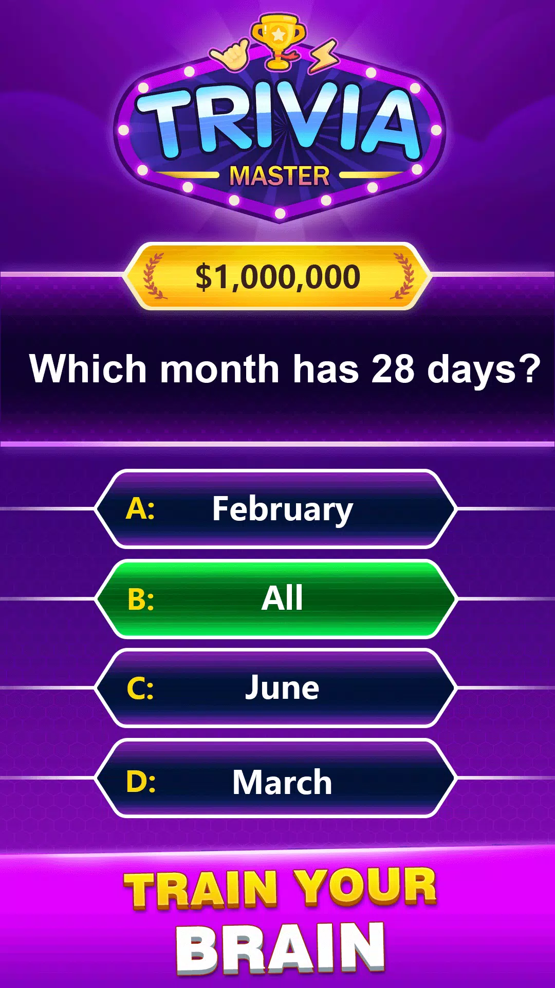 Trivia Master Скриншот 0