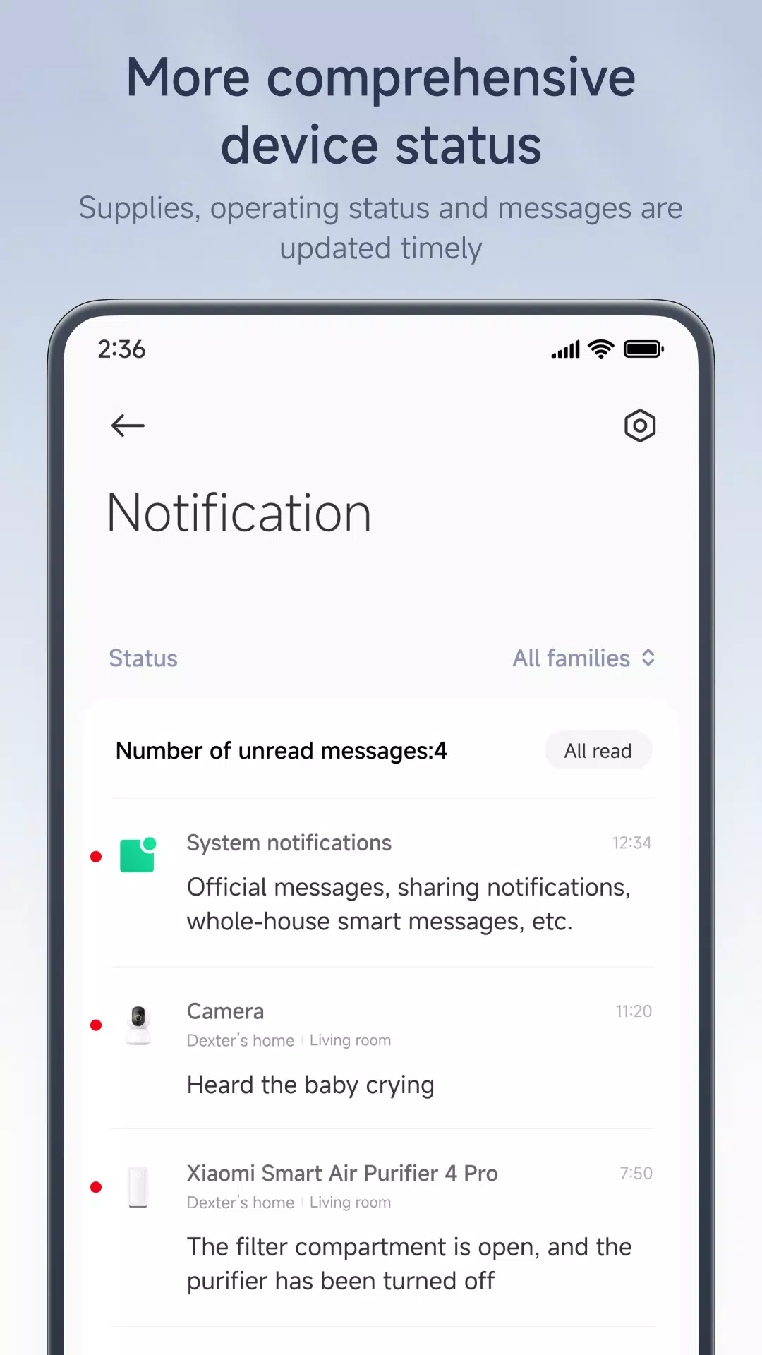 Xiaomi Home Capture d'écran 3