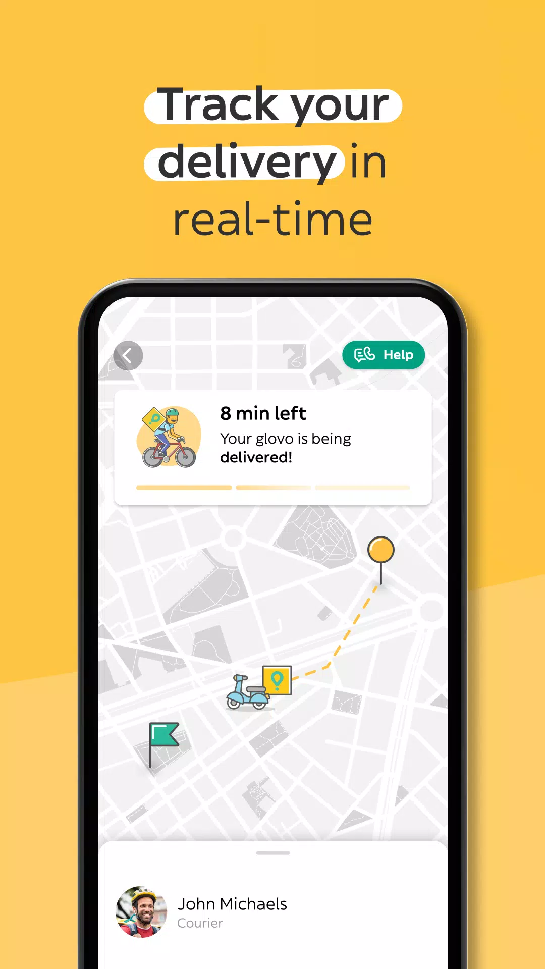 Glovo－Entrega de comida e mais Captura de tela 3