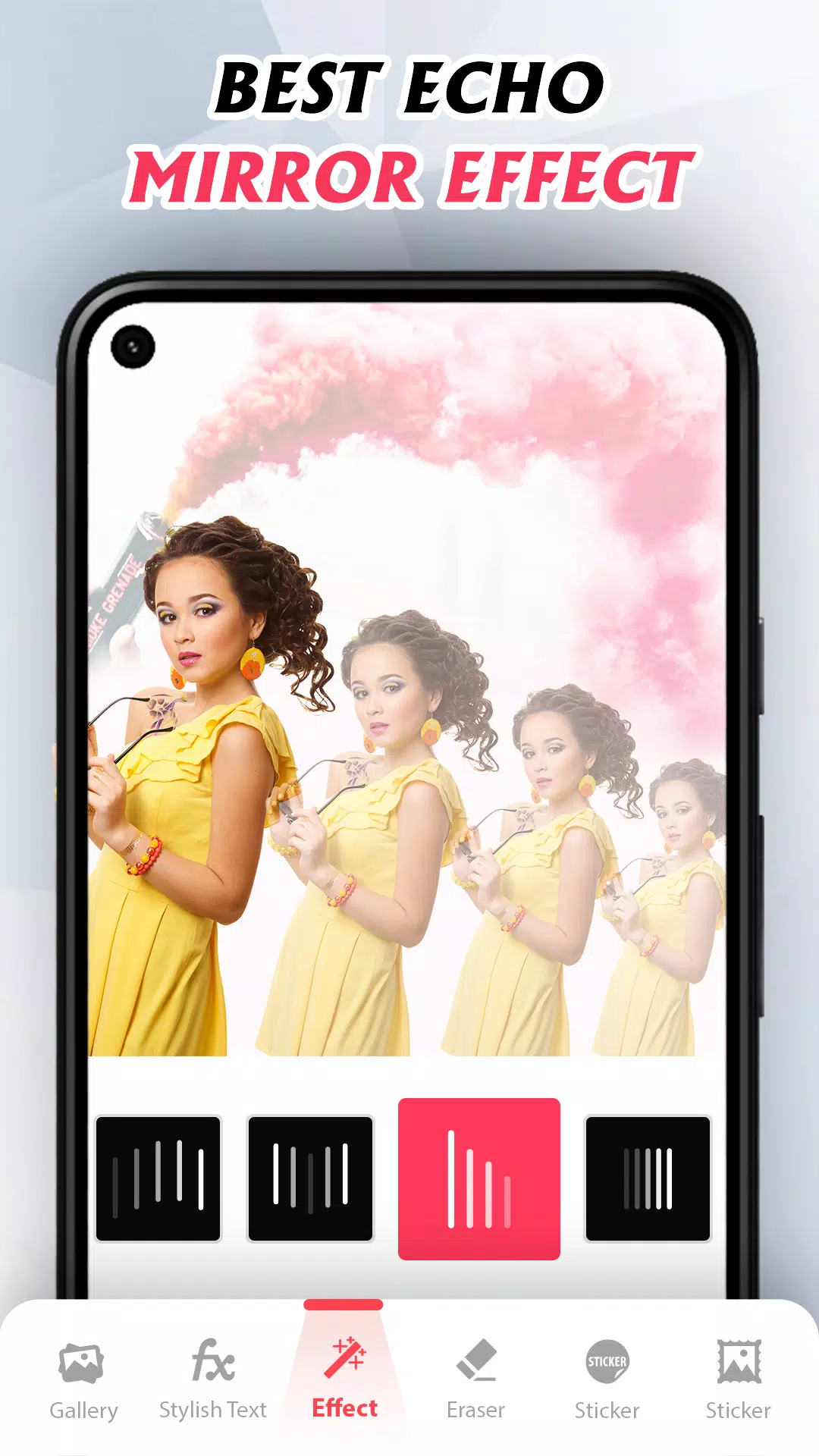 Echo Mirror Magic Effect Photo स्क्रीनशॉट 1