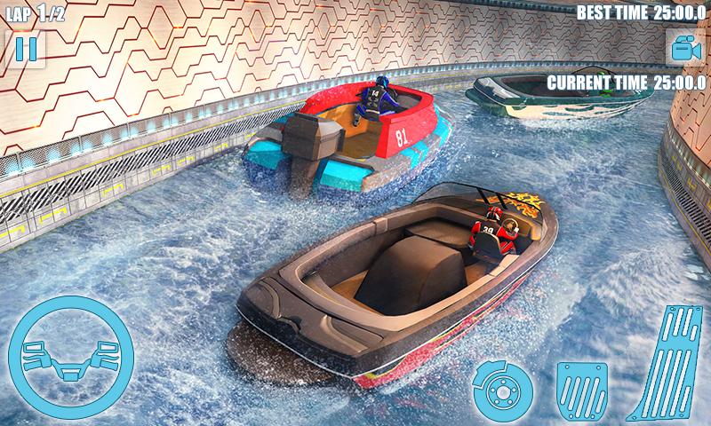 Speed Boat Crash Racing Captura de pantalla 0