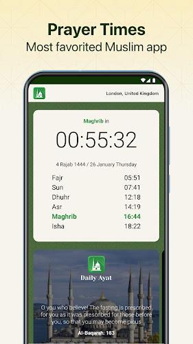 Namaz: Prayer Times & Qibla 스크린샷 0