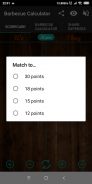 Schermata Scorekeeper & BBQ Calculator 0