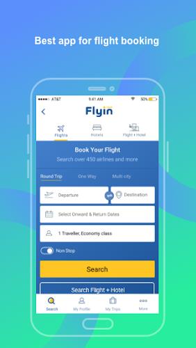 Flyin.com - Flights & Hotels ภาพหน้าจอ 1