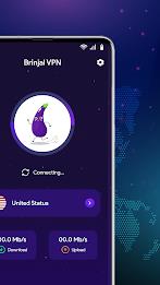 Brinjal VPN - Proxy & Secure 螢幕截圖 1