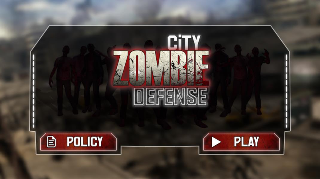 Police Zombie Defense Captura de pantalla 0