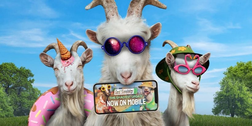 A atualização mais sombria de Goat Simulator 3 finalmente atinge o celular com a nova diversão com tema de verão