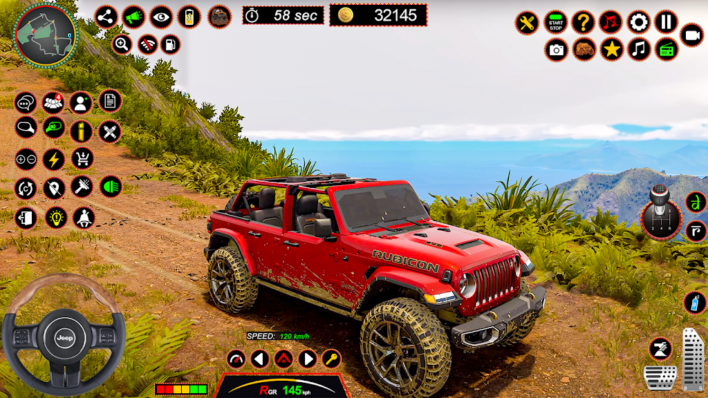 4x4 Jeep Driving Offroad Games ဖန်သားပြင်ဓာတ်ပုံ 1