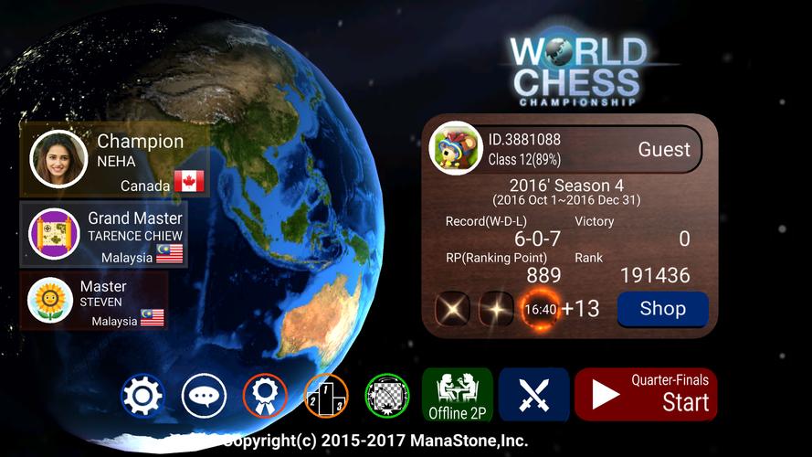 World Chess Championship スクリーンショット 0