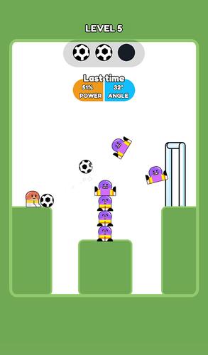 Schermata Soccer Game: Kick & Score 0