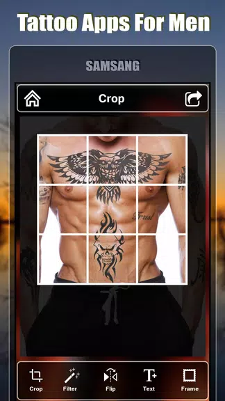 Tattoo design apps for men 스크린샷 1