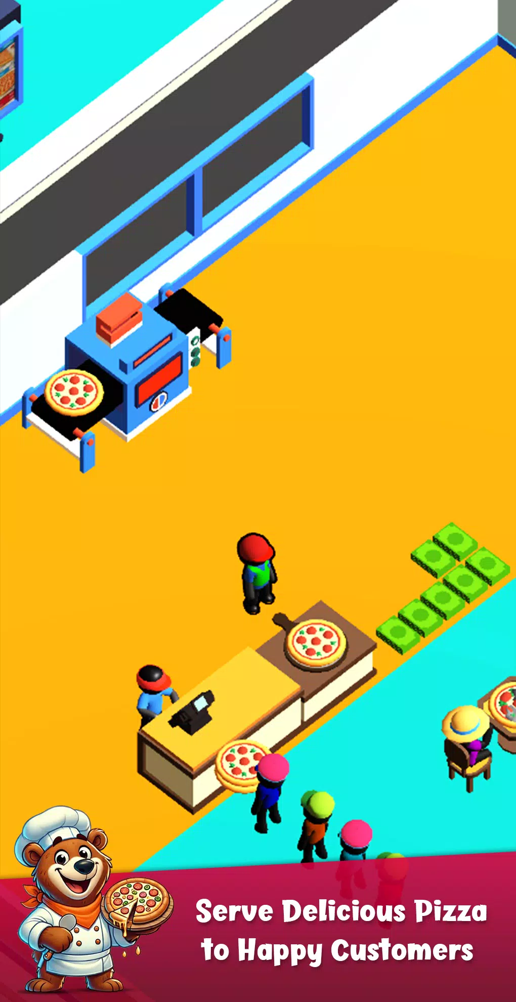 Bear Pizza Maker:Cooking Games Zrzut ekranu 0