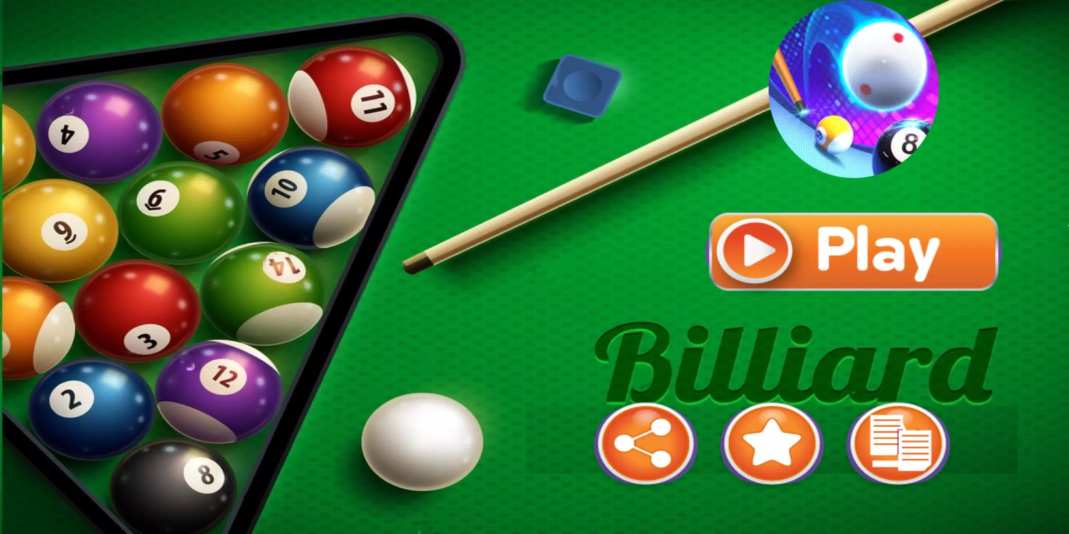 8 Ball Billiards Ekran Görüntüsü 0