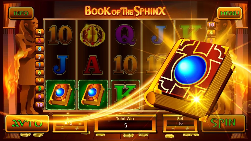 Book Of Sphinx Slot Capture d'écran 1