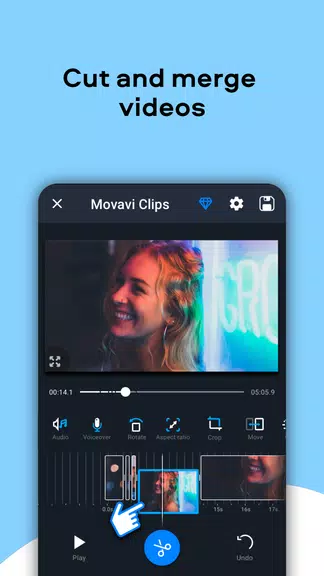 Видеоредактор Movavi Clips Скриншот 2