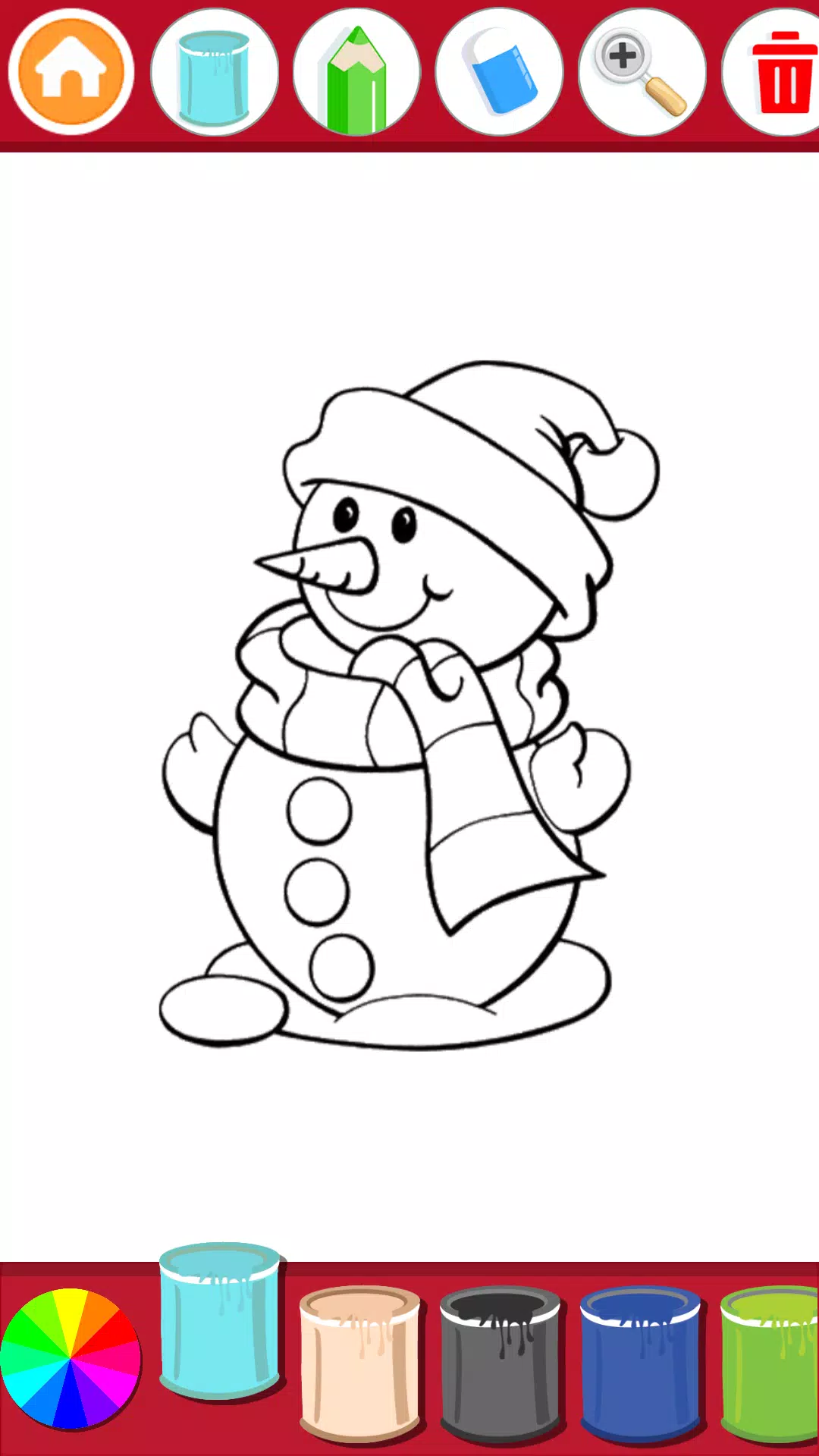 Christmas Coloring Book Tangkapan skrin 1