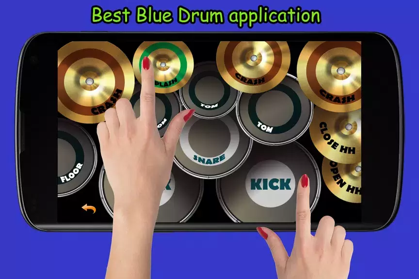 Blue Drum - Piano Screenshot 2