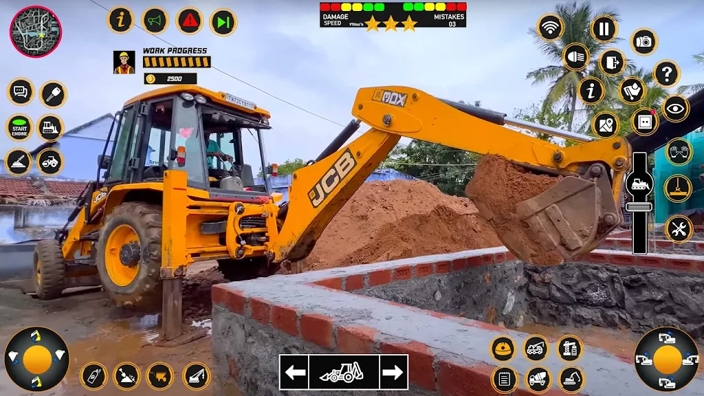 Snow Excavator Game: JCB Games Capture d'écran 1