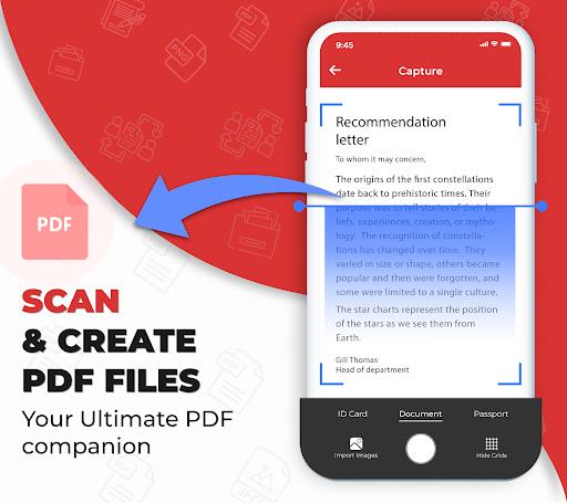 PDF Maker: Docs & ID Scanner ภาพหน้าจอ 0