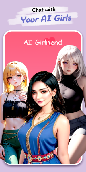 AI Girlfriend - AI Girls Captura de pantalla 1