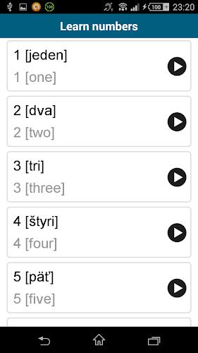 Learn Slovak - 50 languages Schermafbeelding 3