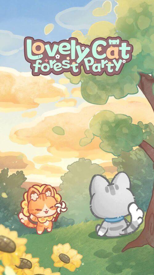 Lovely Cat: Forest Party स्क्रीनशॉट 1