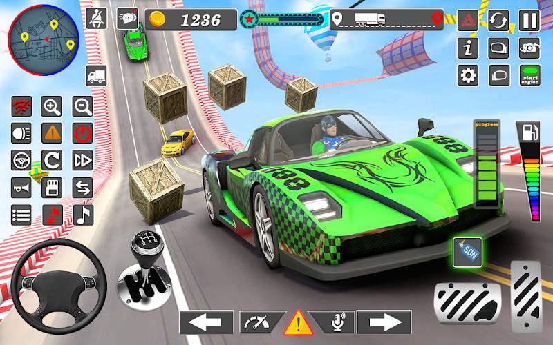 GT Car Stunt: Racing Game स्क्रीनशॉट 1