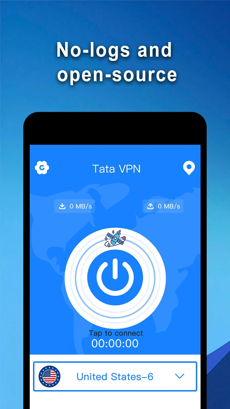 Tata VPN - Fast & Safe VPN Ảnh chụp màn hình 1