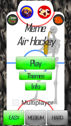 Meme Air Hockey Captura de pantalla 3