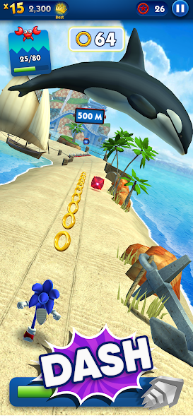 Sonic Dash - Jeux de Course Capture d'écran 1