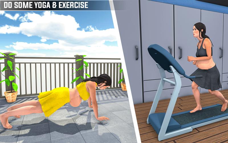 Pregnant Games Mommy Simulator Screenshot 1