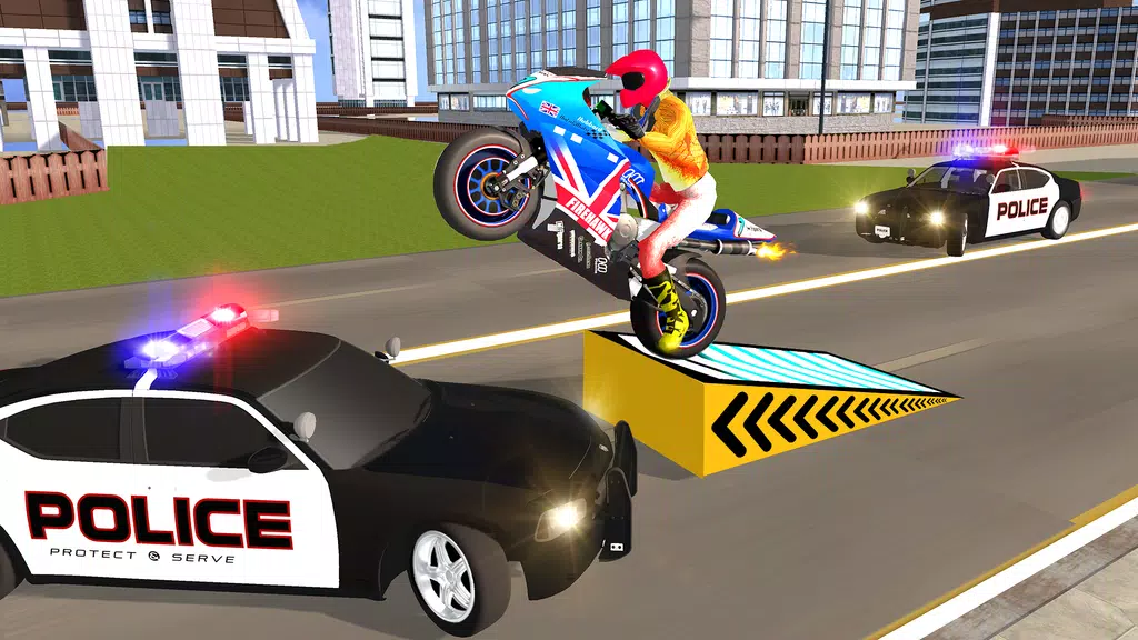 Police Car Vs Theft Bike スクリーンショット 2