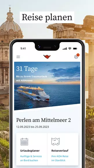 AIDA Cruises स्क्रीनशॉट 0