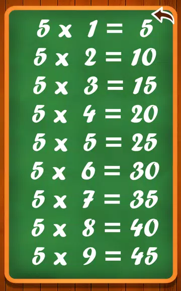 Learn multiplication table Capture d'écran 2