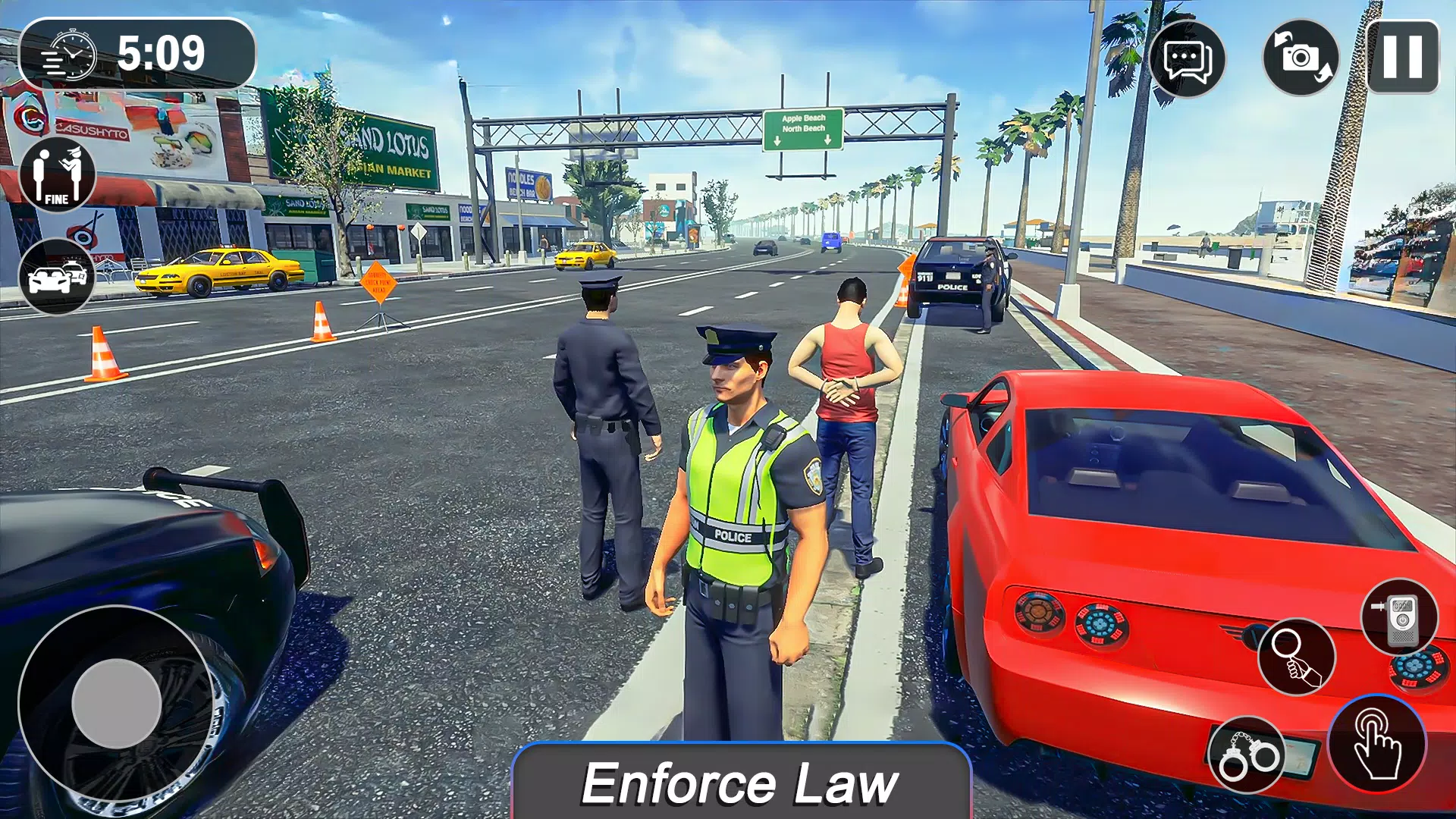 Border Petrol Police Games 3D スクリーンショット 1
