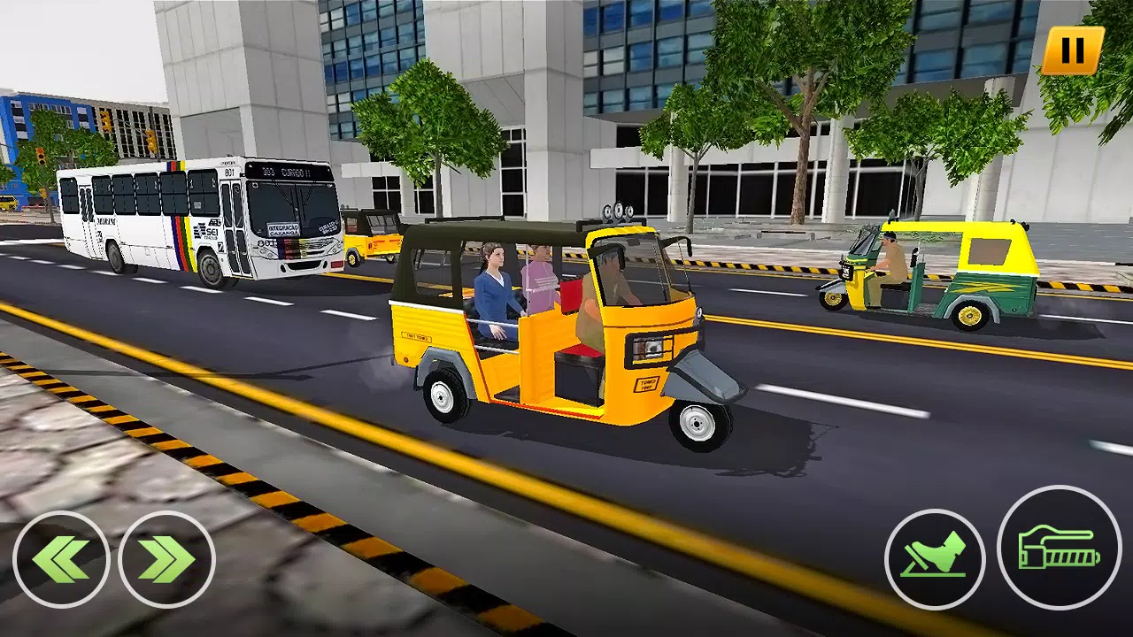Tuk Tuk Rickshaw Auto Driving Captura de tela 1