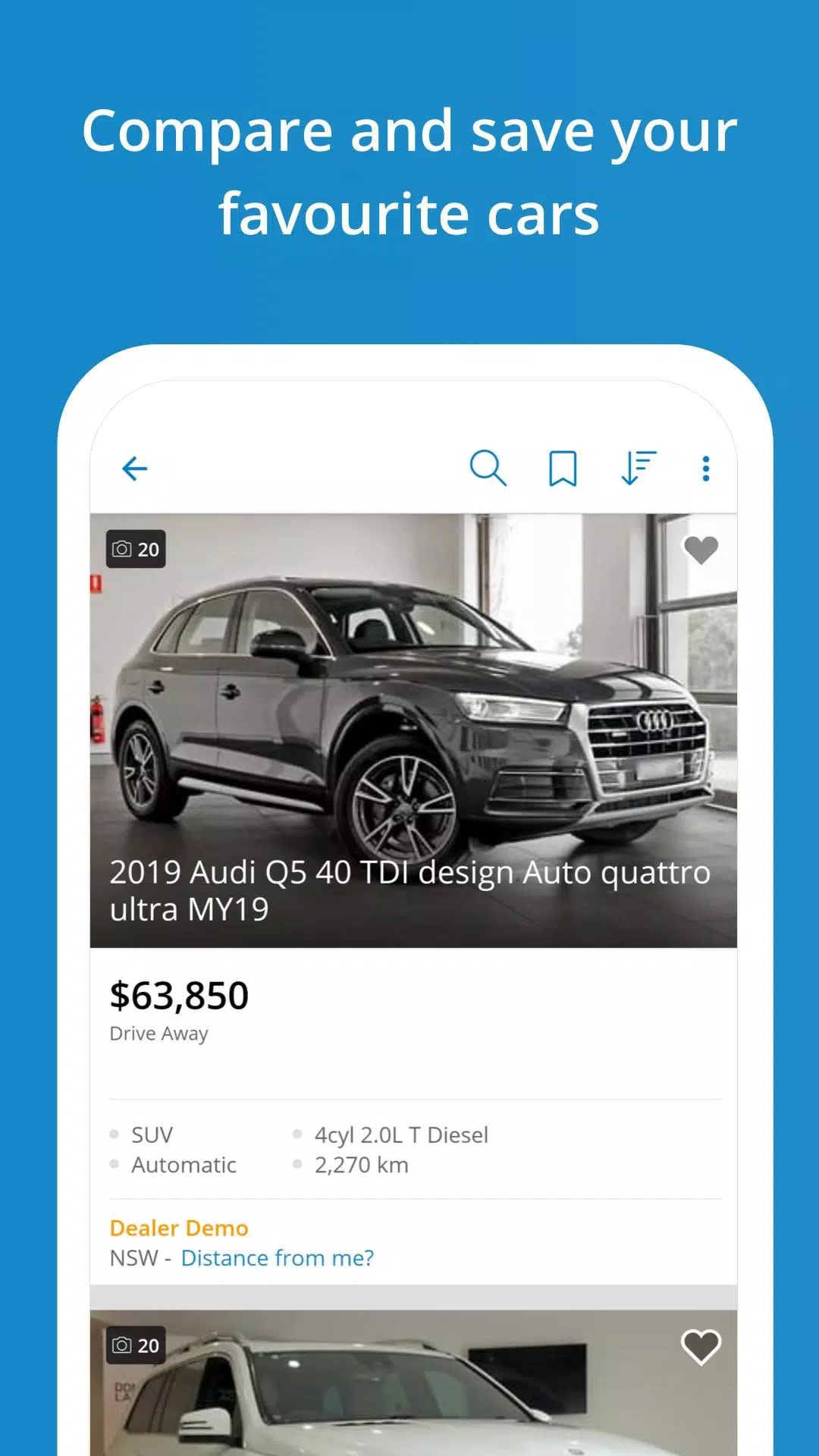 Carsales Tangkapan skrin 2