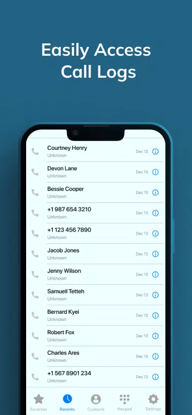 iCall Phone Dialer OS 18 Capture d'écran 3