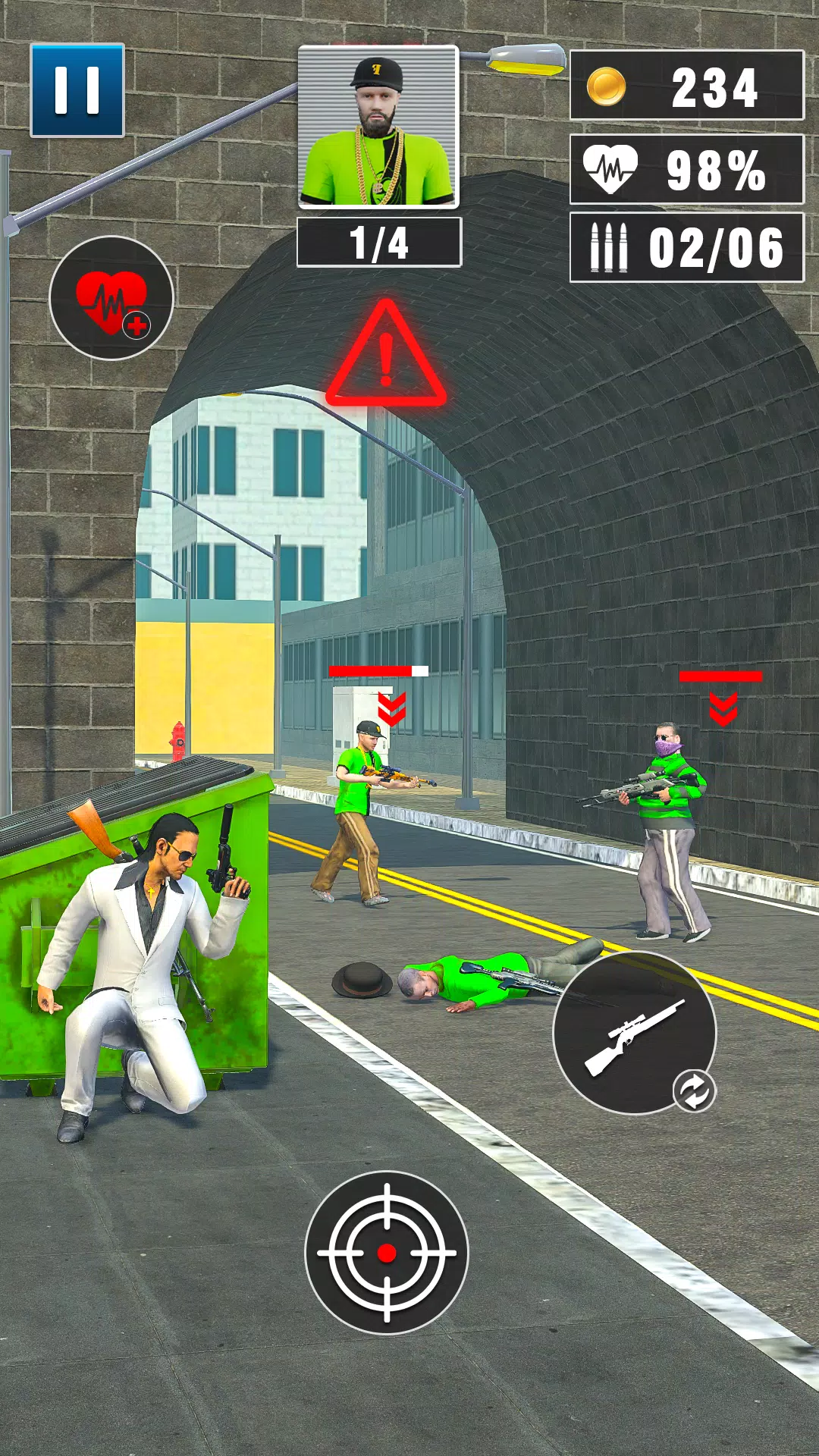 Agent Hunt Shooting Games 3D 스크린샷 2